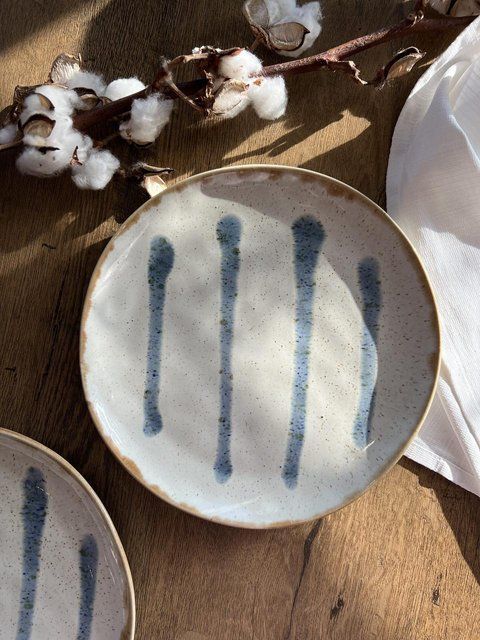 Тарелка Круглая 24 см Коричневый Лофт Ексклюзив 2205805406 фото