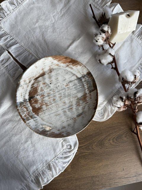 Тарілка Кругла 24 см Milk Stone 2462255561 фото