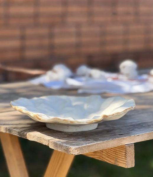 Тарілка Глибока Скеля 25 см Cream Коричневий Лофт 2213658506 фото