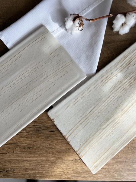 Тарілка для подачі Прямокутна Коричневий Лофт Плюс 2206344560 фото