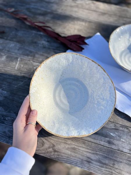Тарелка для Пасты Коралл Cream Коричневый Лофт 2213669909 фото