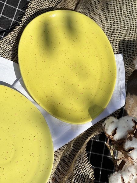 Тарелка Овальная 26/22 см Yellow 2206584786 фото