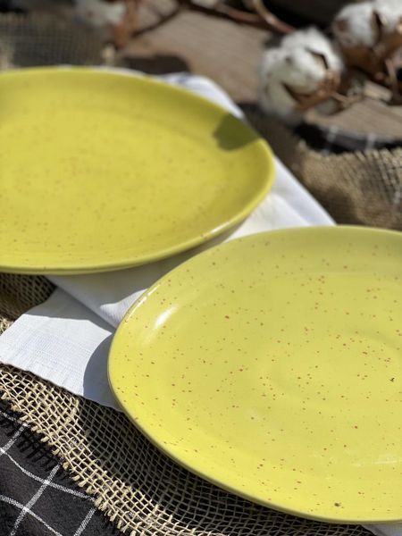 Тарелка Овальная 26/22 см Yellow 2206584786 фото