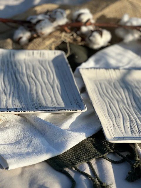 Тарілка для подачі Квадратна Чорний Лофт Плюс 2208189284 фото